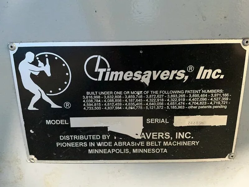 Timesavers Inc. 36”x50” Conveyor Belt Wide Belt Sander And Abrasive Finisher - 137-lmpm/75