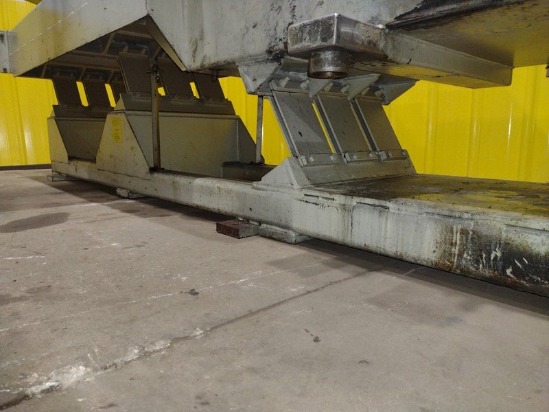 60" X 8 CU FT ALMCO MODEL V8-S TUB TYPE VIBRATORY DEBURRING FINISHING SYSTEM: STOCK #18832