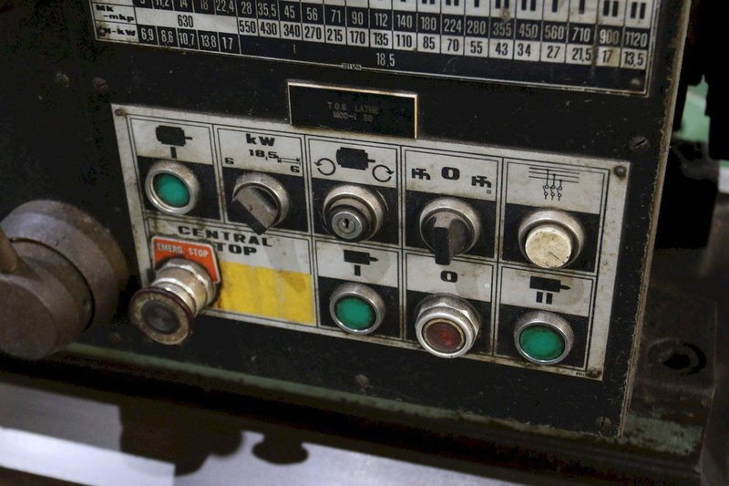 24" X 190" TOS MODEL SUS63 ENGINE LATHE: STOCK #71120