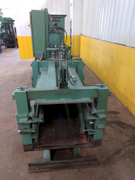 15" X 15" X 15 HP MAREN MODEL #111-297 HYDRAULIC HORIZONTAL AUTOMATIC CONTINUOUS BALER: STOCK #13505