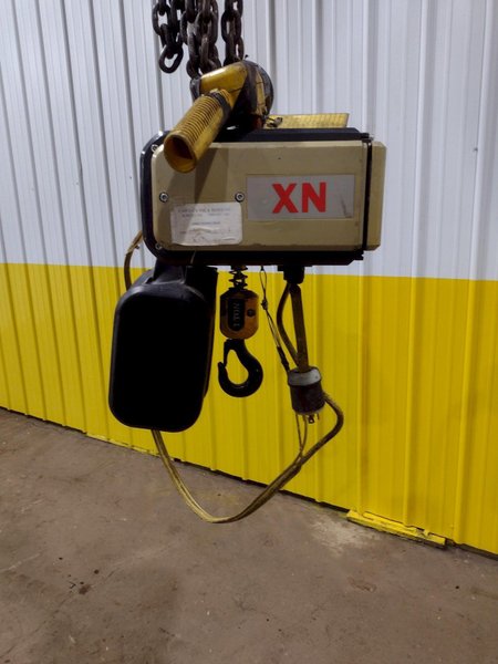 1 TON KONE MODEL @XN10100015P16S1C KONECRANES ELECTRIC CHAIN HOIST: STOCK 18707