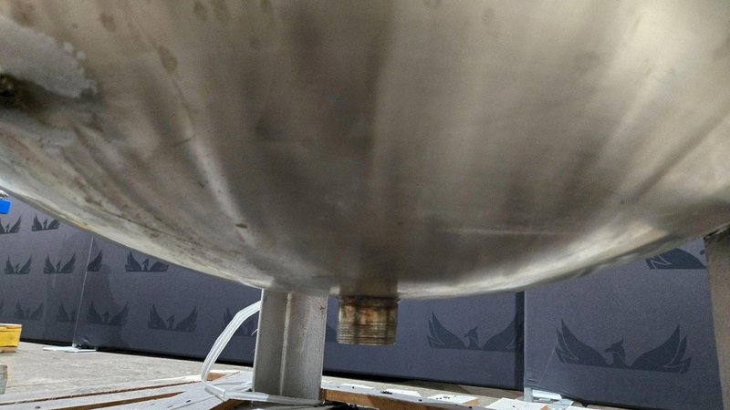 UNKNOWN BRAND STAINLESS STEEL TANK USED