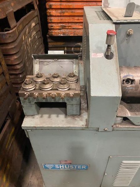 Shuster Model 24SFT Twin Arbor Wire Straightener