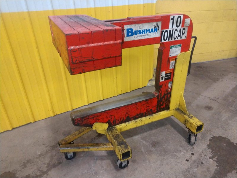 20,000 LB 10 TON x 30" WIDE BUSHMAN MODEL #624 COIL LIFTING C-HOOK: STOCK #14176