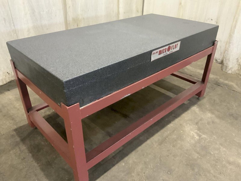 72" X 36" COLLINS MICROFLAT GRANITE SURFACE PLATE: STOCK #81076