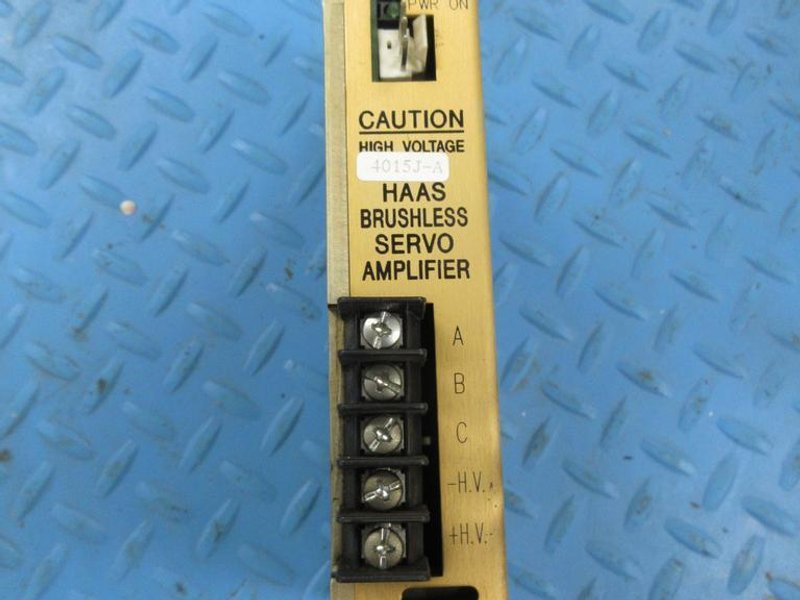 Used Haas Brushless Servo Amplifier For CNC Machine Axis Drives #4015J-A