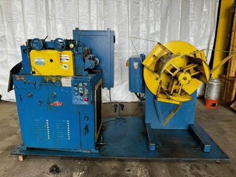4,000# x 20" CHS UNCOILER AND 12" LITTEL STRAIGHTENER COMBO STOCK #3671