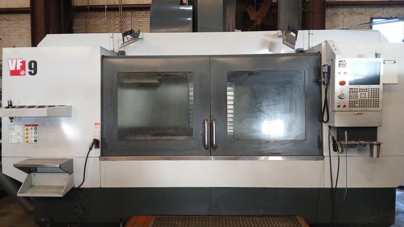 Haas VF-9/50 VMC, 2019 – WIPS, 300 PSI TSC, 4th Axis Ready, Chip Auger