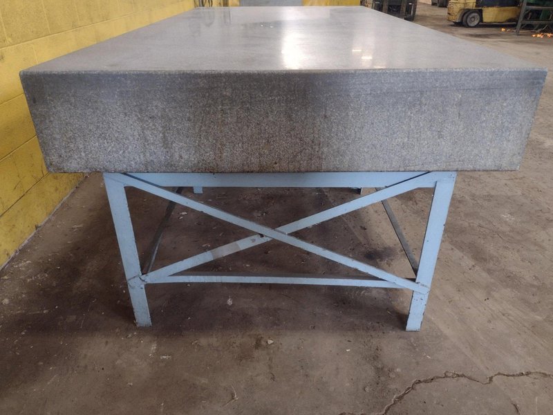 8' X 4' X 10" CHALLENGE PRECISION LAYOUT INSPECTION GRANITE TABLE: STOCK #23798