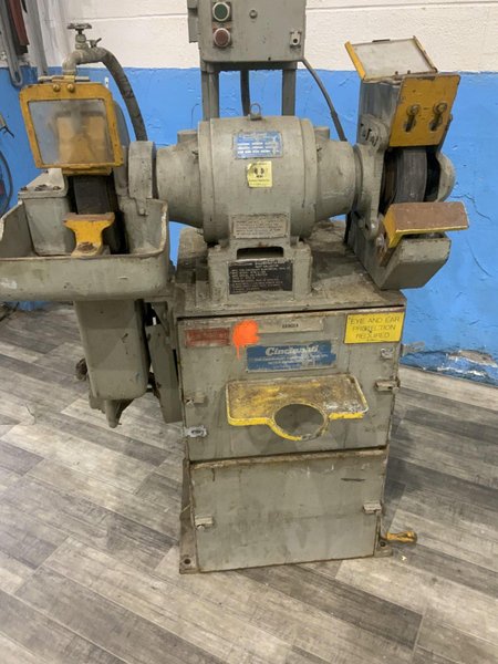 2 HP CINCINNATI DOUBLE END GRINDER: STOCK: #81500