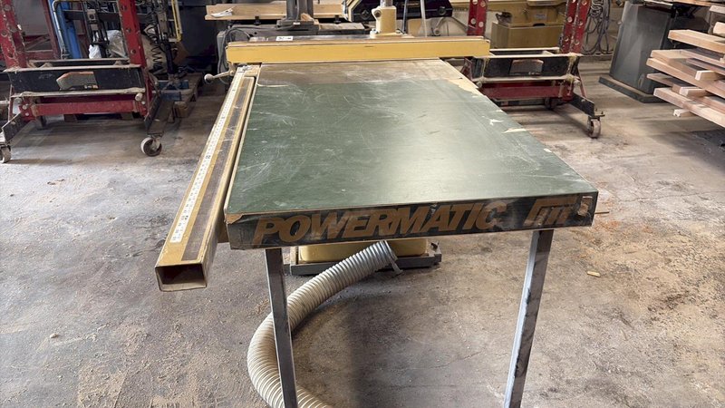 1 - PREOWNED POWERMATIC TABLE SAW, MODEL #: 66, S/N: 96661638