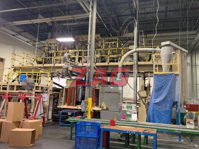 Kautex Used KB 250/64 Accumulator Head Blow Molding Machine, Single Head, 50 lbs