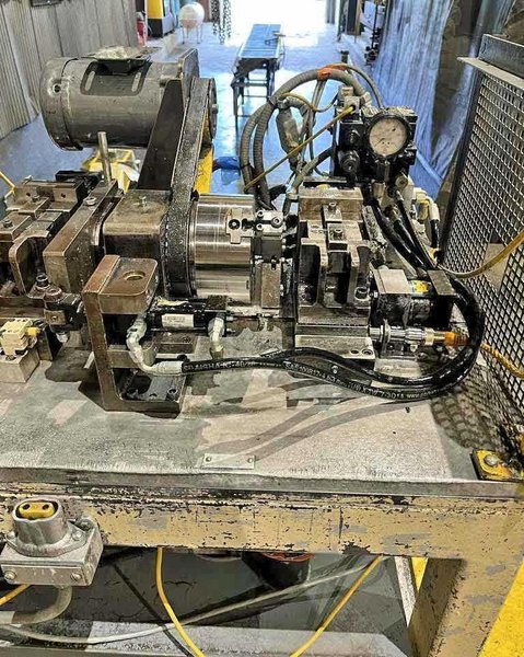 Tube Straightener and Cut-Off Machine, Komo Machine STOCK# 3935