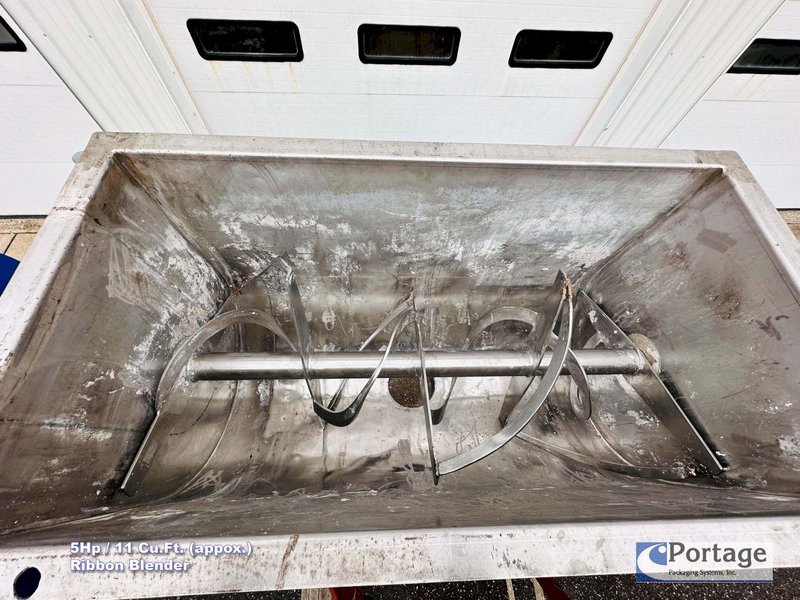 Aaron Equipment Jacketed 11-Cu.Ft. Ribbon Blender