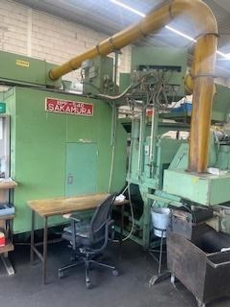 SAKAMURA #BPF-540, 6-STATION 5-DIE PARTS FORMER w/UNIVERSAL TRANSFER