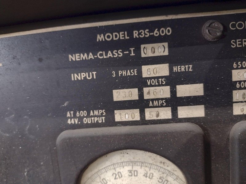 LINCOLN MODEL IDEALARC #R3S-600 WELDER POWER SUPPLY: STOCK# 23617