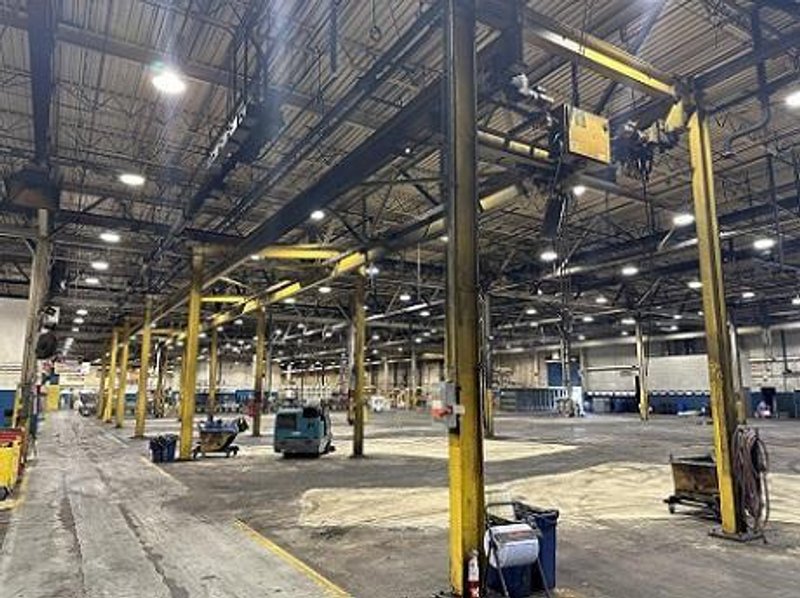 3 TON X 14' WIDE X 130' LONG MPH/BUDGIT OVERHEAD FREE STANDING BRIDGE CRANE