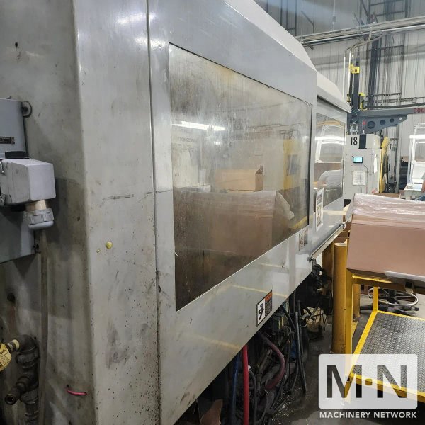 400 TON 59 OZ VAN DORN MODEL 400HT-2800 INJECTION MOLDING MACHINE MFG 1999