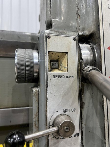 6' X 15" HELLER MODEL #RB50/1600 RADIAL DRILL: STOCK #20180