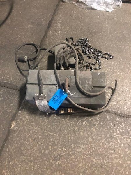 COFFING 1 TON ELECTRIC HOIST WITH PENDENT CONTROLS
