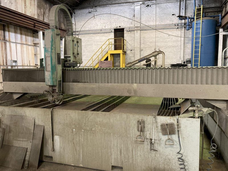 144" X 336" FLOW 60,000 PSI FLOW WATER JET CUTTING SYSTEM. STOCK #0119926