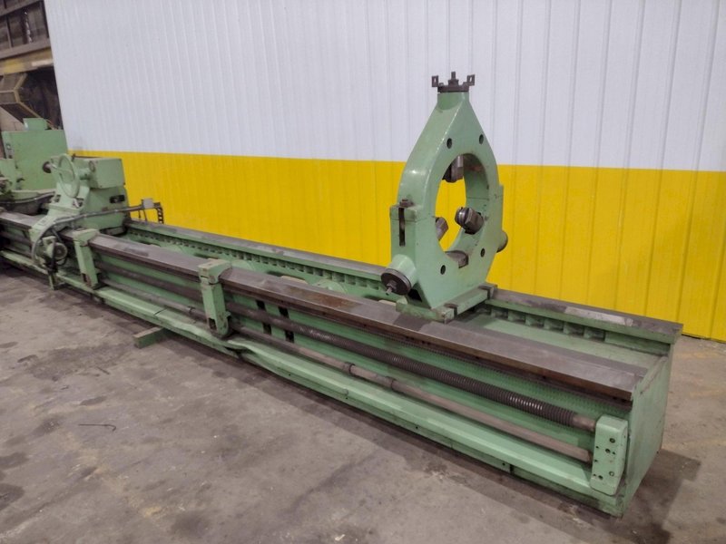 42" X 288" TOS CELAKOVICE MODEL #SU100 ENGINE LATHE WITH 4-1/8" HOLE AND METRIC THREADING: STOCK 15151