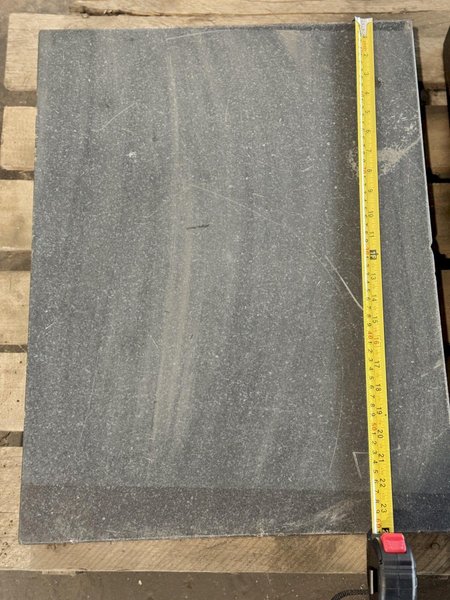 24" X 18" X 3" GRANITE SURFACE PLATE. STOCK # 1086326