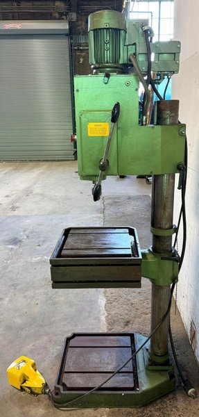 24" Solberga Single Spindle Drill SE1735, Floor, Gear Head, Nice