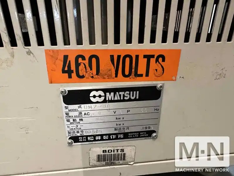 MATSUI MODEL DZ-8 DRYER  MFG 1998