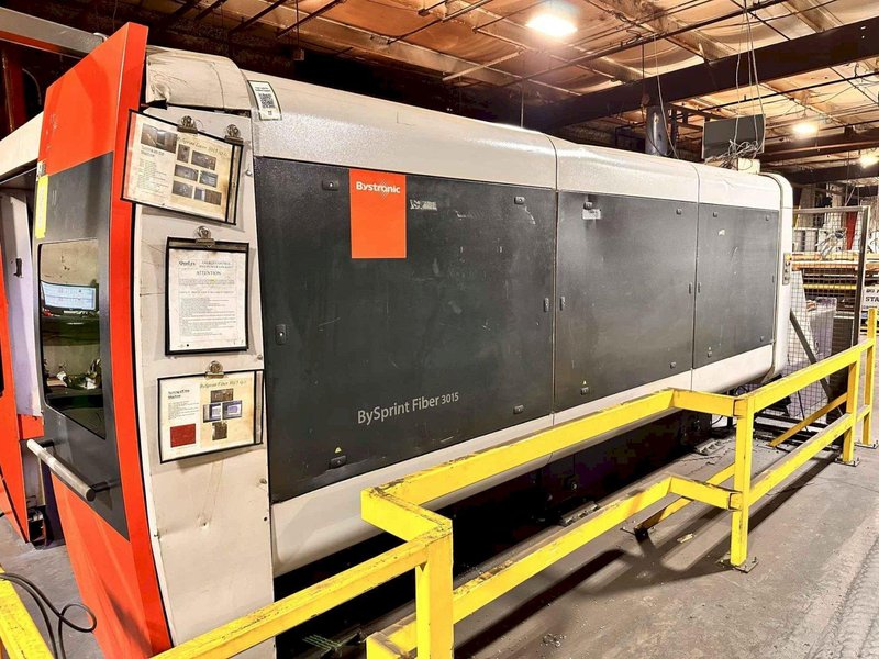 6000 Watt Bystronic  BySprint 3015 Fiber Laser, 2015 – 5′ x 10′ Table