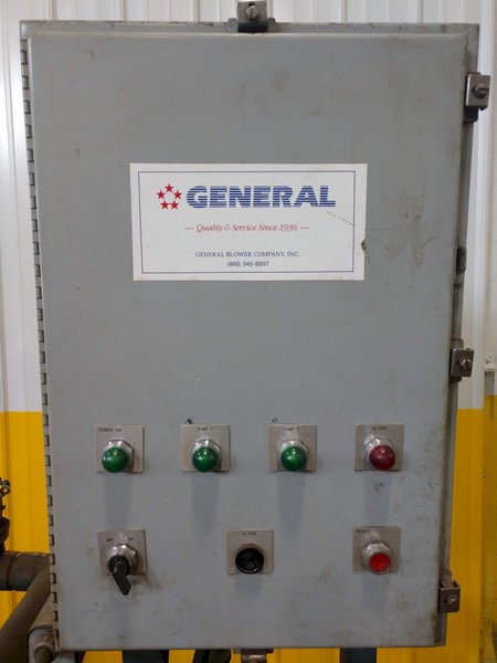 (2) 10 HP GENERAL AIR PRODUCTS BLOWER MODEL #FPSED44 TWIN MOTOR PUMP: STOCK #13546