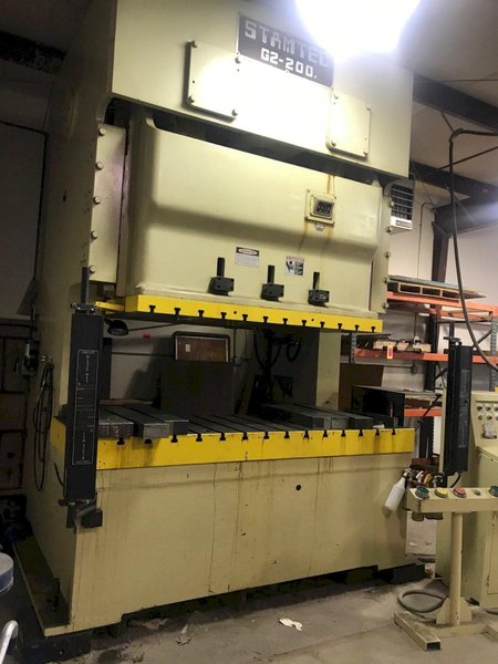 220 TON STAMTEC GAP FRAME DOUBLE CRANK PRESS: STOCK #73494