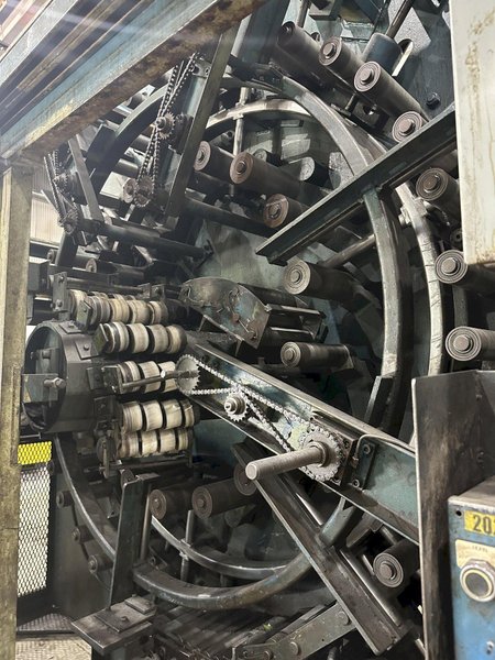 10" X  .120" KENT FLOOP VERTICAL COIL STRIP ACCUMULATOR, RIGHT TO LEFT: STOCK #21152