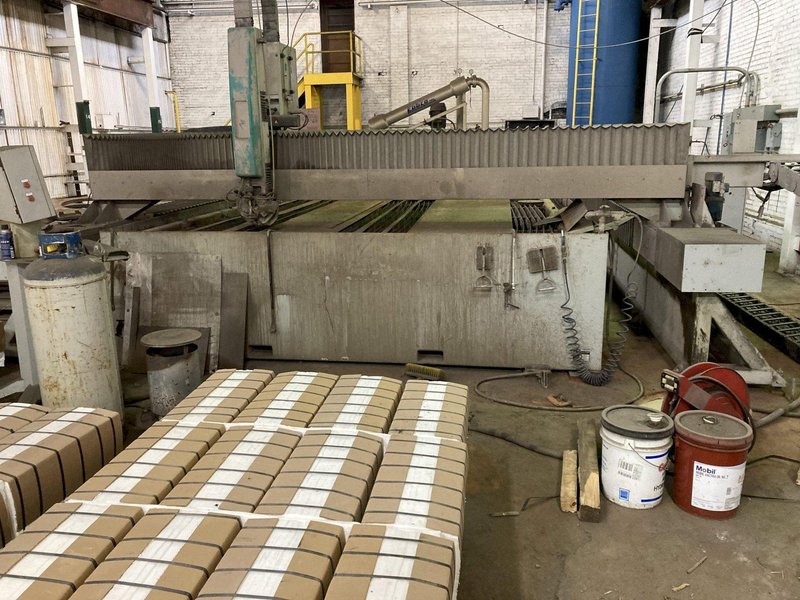 144" X 336" FLOW 60,000 PSI FLOW WATER JET CUTTING SYSTEM. STOCK #0119926