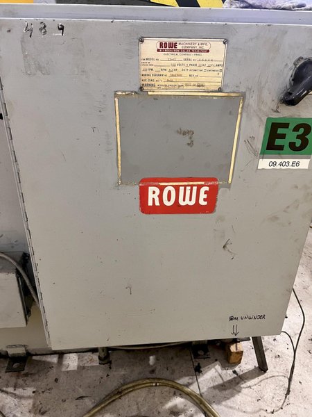 40” X .110” ROWE MODEL #C3-40 POWERED COIL STRIP STRAIGHTENER: STOCK #21623