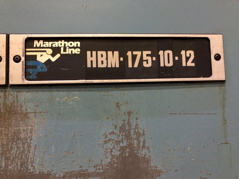 175 TON X12' NIAGARA MODEL #HBM-175-10-12 HYDRAULIC PRESS BRAKE: STOCK #19123