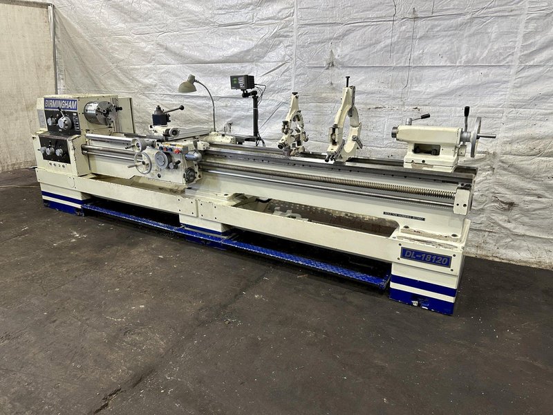 18"X 120" BIRMINGHAM  MODEL # DL18120 GAP BED ENGINE LATHE: STOCK #77942