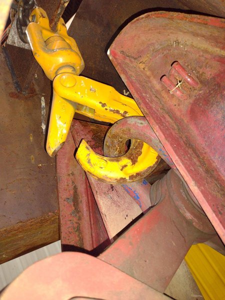 25 TON (50,000 LBS) CLAMP-CO MODEL #NS25 BEAM LIFTING CLAMP: YOBRO #24843