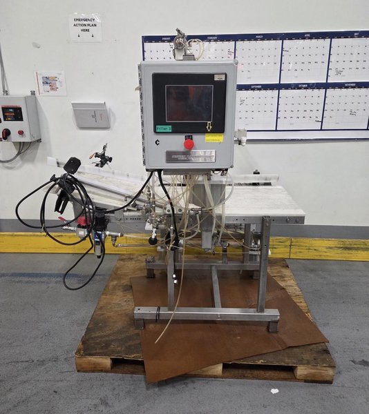 Meheen R Series Filling Line with In-Line Packaging RSC Rinser, 700VS Labeler, Zalkin Capper, Accumulation Table and Conveyor System – Complete Bottling Line, Lightly Used