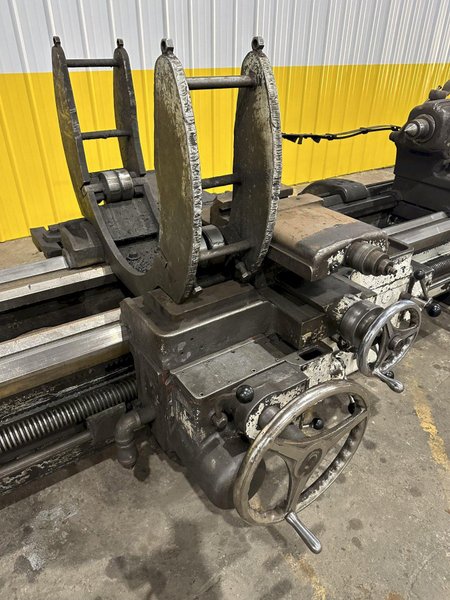 32" X 168" AMERICAN PACEMAKER HEAVY DUTY ENGINE LATHE, 3" HOLE: STOCK #20075