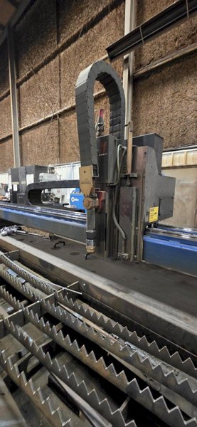 10' X 40' PINNACLE PRO HYPERTHERM EDGE PRO CNC PLASMA TABLE(NEW IN 2013). STOCK #1005625