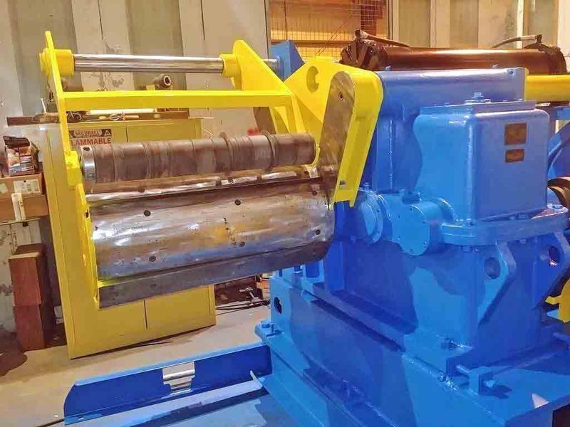 32" x 5.00" x 10,000# Stamco Slitting Line STOCK#3221