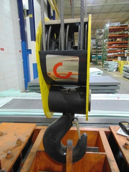 15 TON x 40' ABELL HOWE OVERHEAD BRIDGE CRANE, WITH 15 TON KONE CRANE HOIST: YOBRO #26374