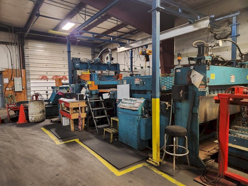 72" X .135" RBI (RED BUD INDUSTRIES) MODEL #SM6-72 AUTOMATIC CUT-TO-LENGTH (CTL) BLANKING LINE: STOCK #20195