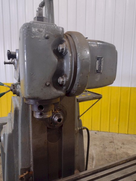#205 K&amp;T MILWAUKEE KEARNEY AND TRECKER MODEL #205 S-12 HORIZONTAL MILL WITH TOOLMAKERS VERTICAL HEAD: STOCK #22495