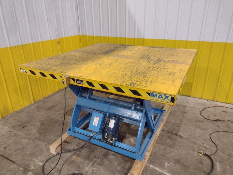 4,000 LBS X 72" X 72" LIFT PRODUCTS MODEL #LPT4W-040-36 HYDRAULIC SCISSOR LIFT TABLE: YOBRO #24987