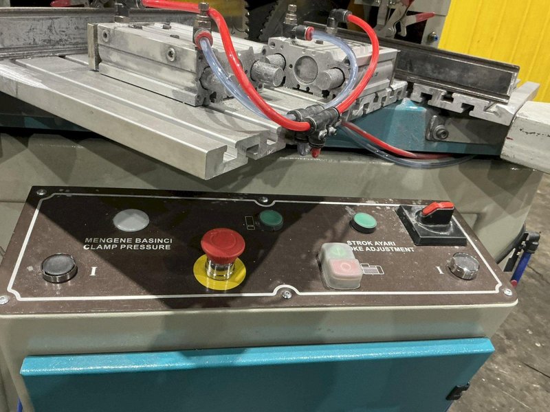 ATECH YILMAZ MODEL #VK 420 NON FERROUS V-CUT &amp; 90° END NOTCHING SAW, NEW 2025 : YOBRO 26345