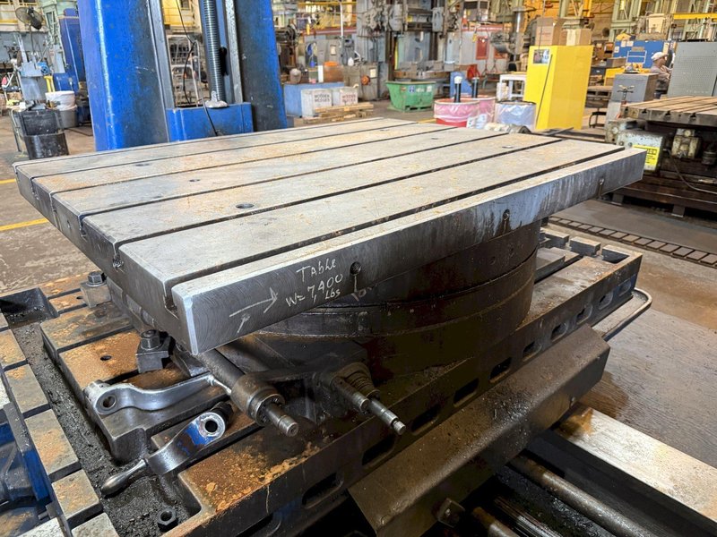 5" Giddings &amp; Lewis Horizontal Boring Mill, 350-T With Facing Head, Tailstock and Rotary Table