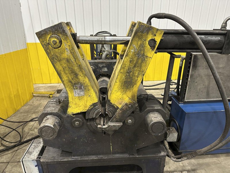 200 TON (2-3/8" TO 9-5/8") DIAMETER TRUE GRIT MODEL CT200 HYDRAULIC TUBE &amp; PIPE PUSH POINTER / END FORMER/ SWAGING PRESS: STOCK #22399