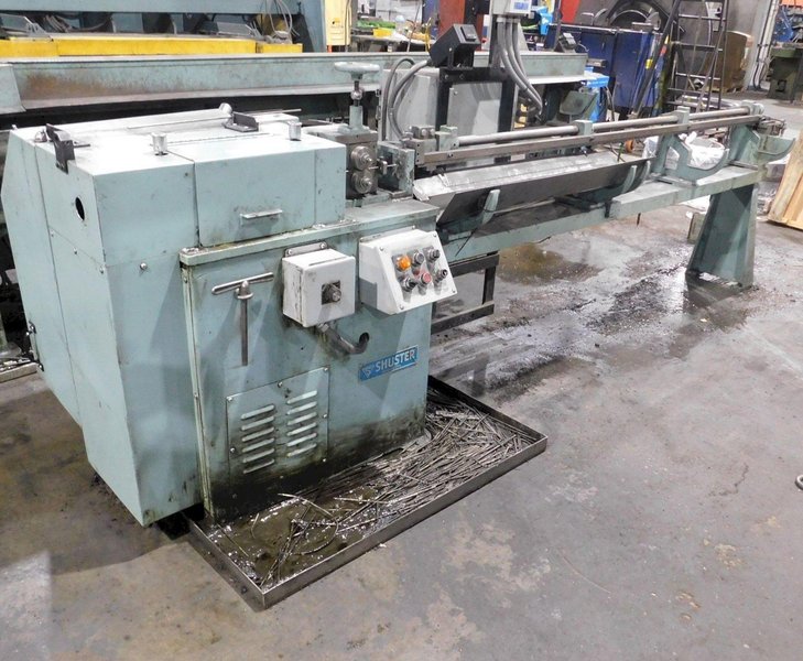 .093-.250" Shuster Model 1AVS5 Wire Straighten &amp; Cut Machine